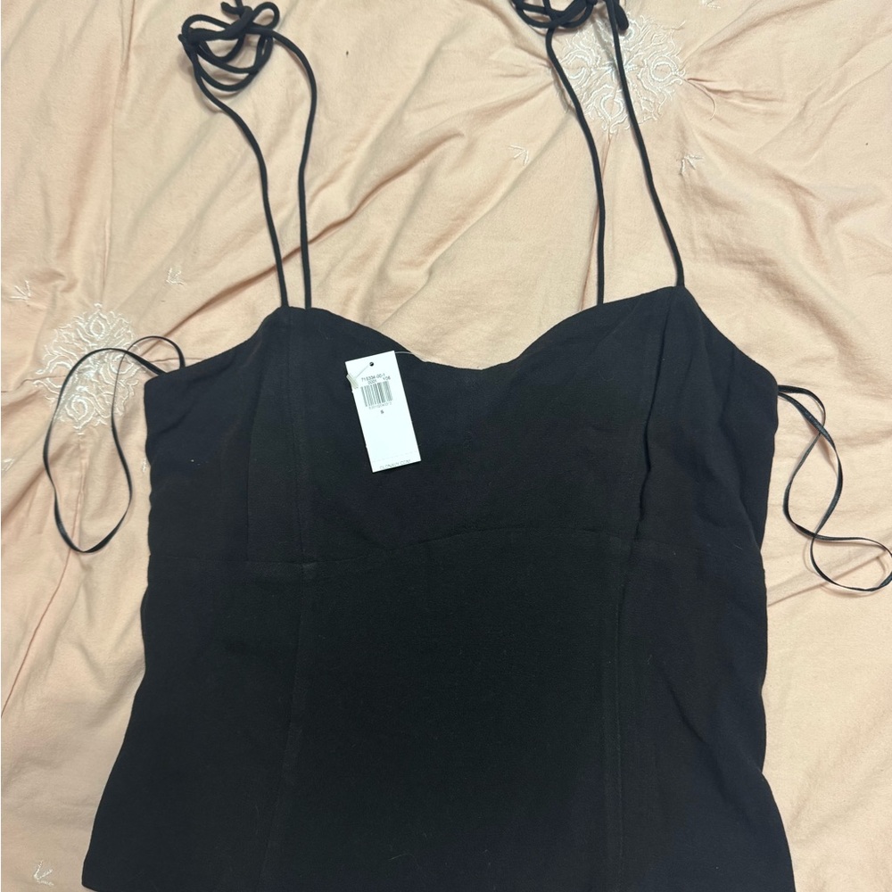 Old Navy Black Sleeveless Bustier Camisole
